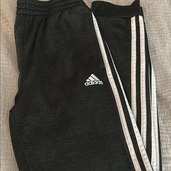 Adidas Kids Black Track Pants - Picture 1 of 3